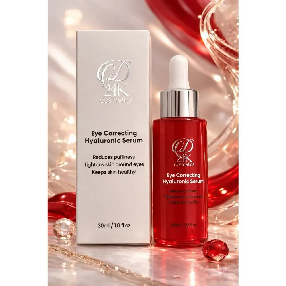 D24K Cosmetics - Eye Correcting Hyaluronic Serum - 1 fl oz/ 30 mL